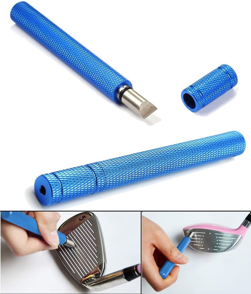 Golf Club Groove Sharpener for Iron and Wedge Restoring & Cleaning