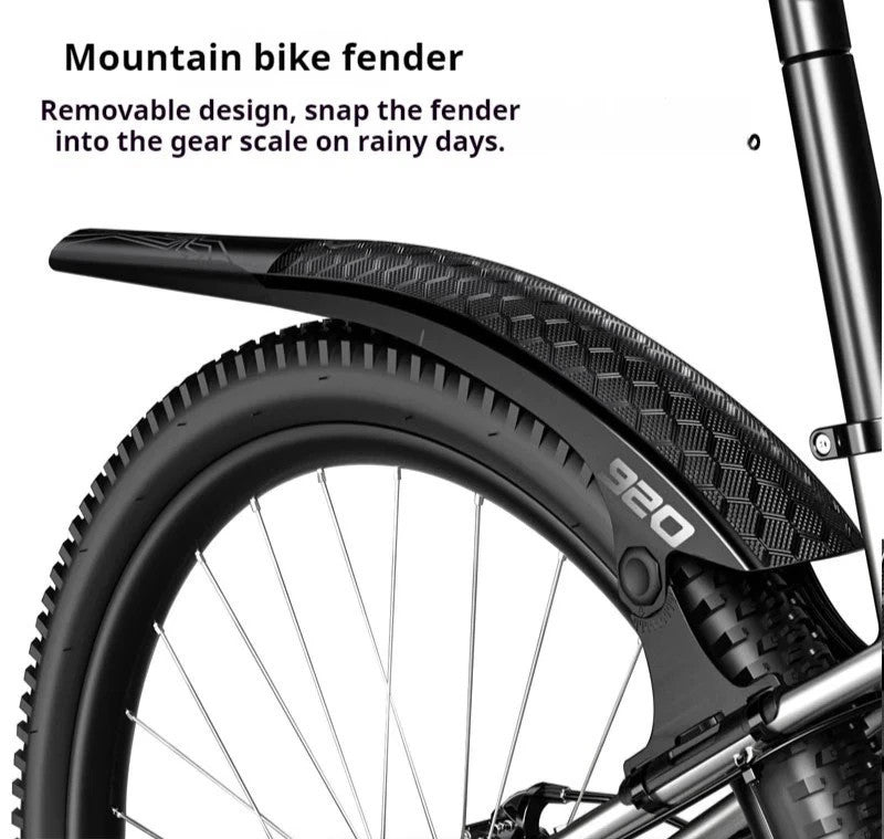 Adjustable Mountain Bike Mudguard Front & Rear Fender Splash Guard