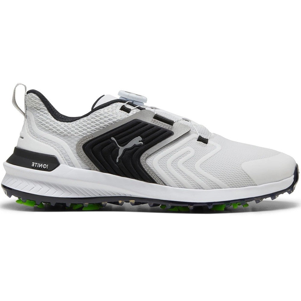 Men's Golf Shoes Waterproof Ignite Innovate Disc Golf Shoes Gray Black