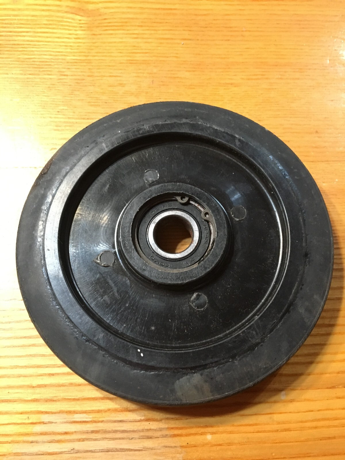 Vintage Snowmobile NOS Bogie Wheel 5.25 Inch with Replaceable Bearing