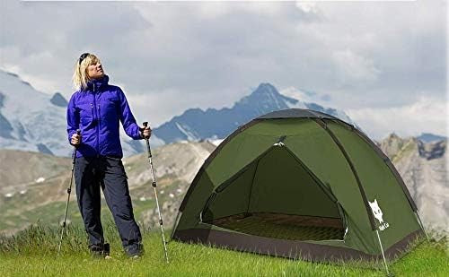 Lightweight Waterproof Backpacking Tent for 1-2 Persons - Easy Setup, Compact & Rainproof