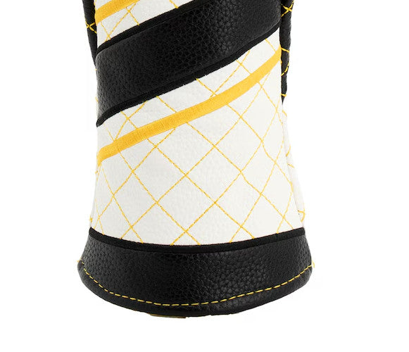 Golf Fairway Wood Head Cover - Pittsburgh Steelers Embroidered Team Logo, Premium Faux Leather