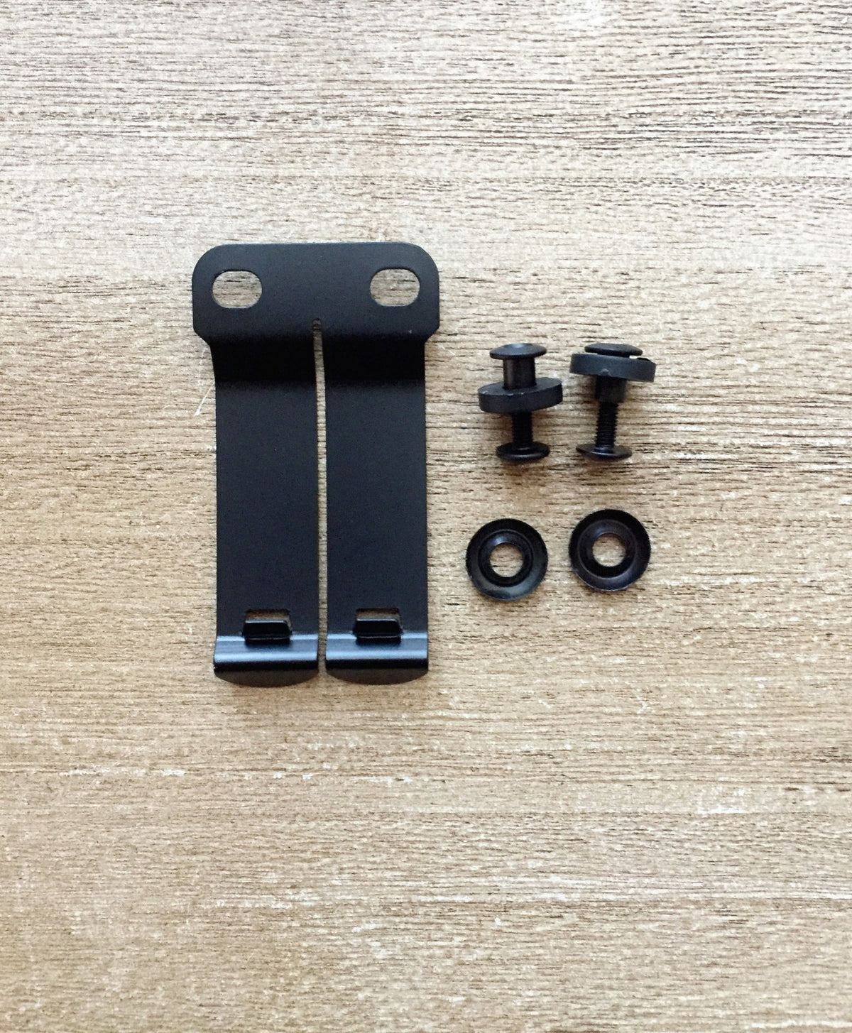 Kydex Metal Holster Clip for Gun Knife Tool Belt Waist Mount - Black