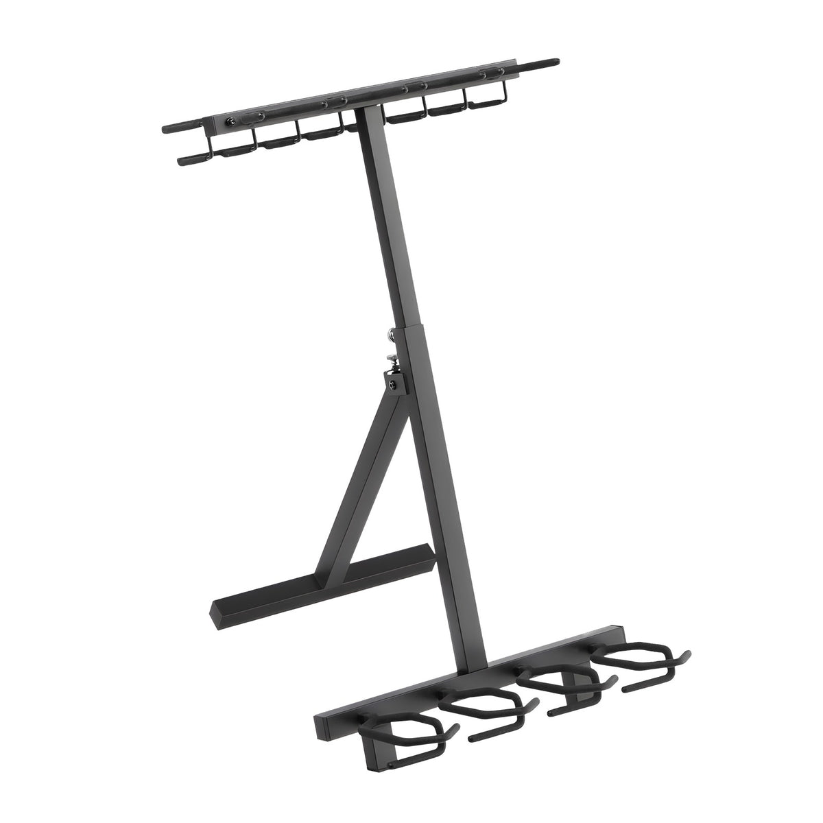 Portable Folding Gun Rack Stand for 7 Handguns and 4 Rifles