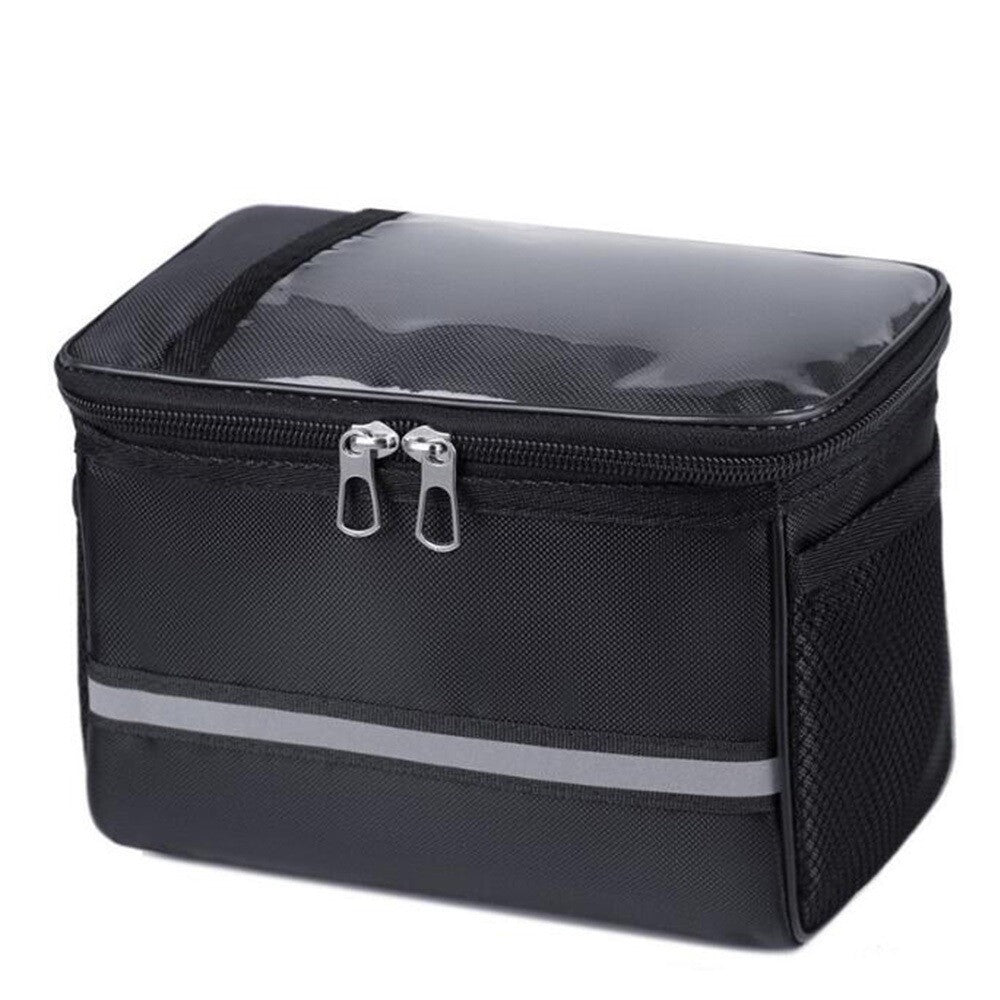Waterproof Bicycle Handlebar Bag MTB Front Frame Storage Pouch - Unbranded