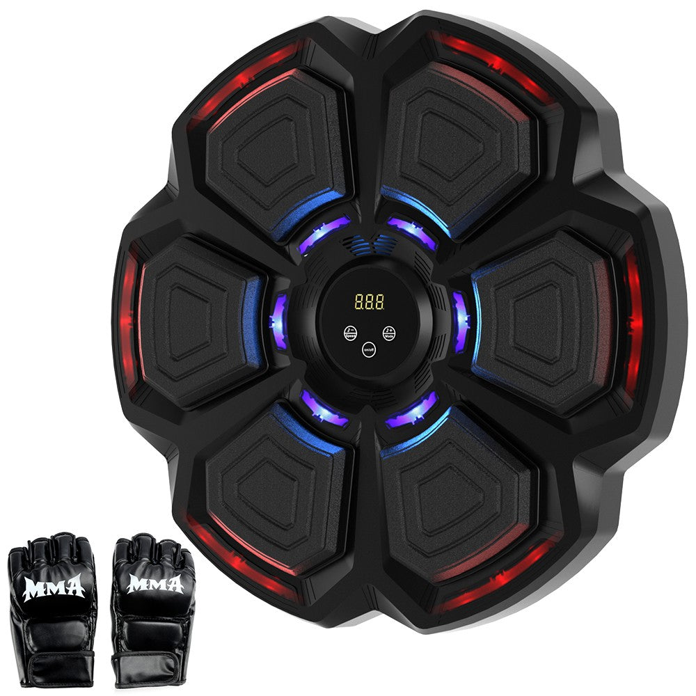 Bluetooth Wall-Mounted Boxing Machine with Reflex Training for Adults & Kids