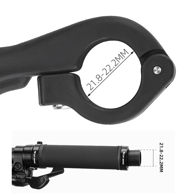 Mountain Bike Inner Handlebar Ends - Ergonomic Bar Ends for 22.2mm Bars