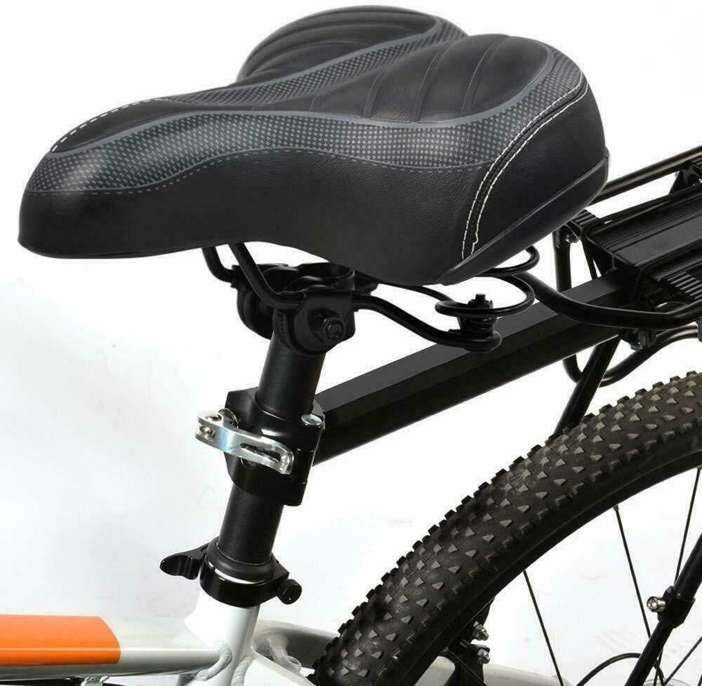Comfort Wide Bicycle Saddle Seat with Air Cushion and Gel Pad