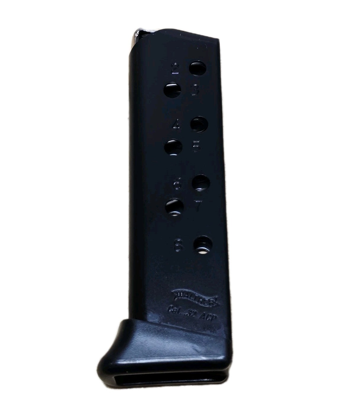 Walther PP PPK/S Pistol Magazine 8-Round 32 ACP with Finger Rest Black
