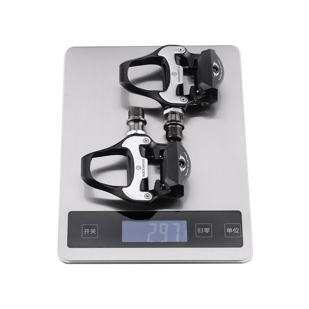 Road Bike Clipless Pedals with Shimano SPD Cleats Sealed Bearings - RockBros