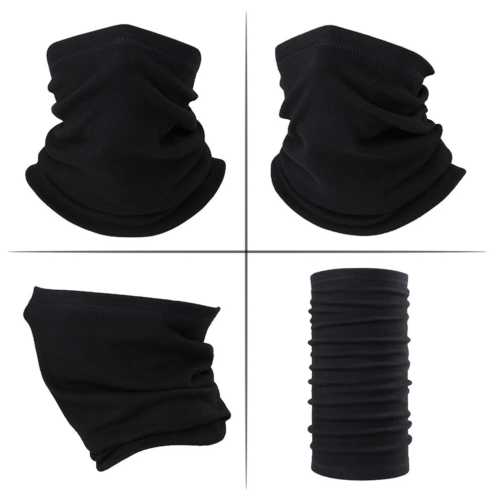 Unisex Fleece Neck Warmer Gaiter for Winter Outdoor Sports and Cycling