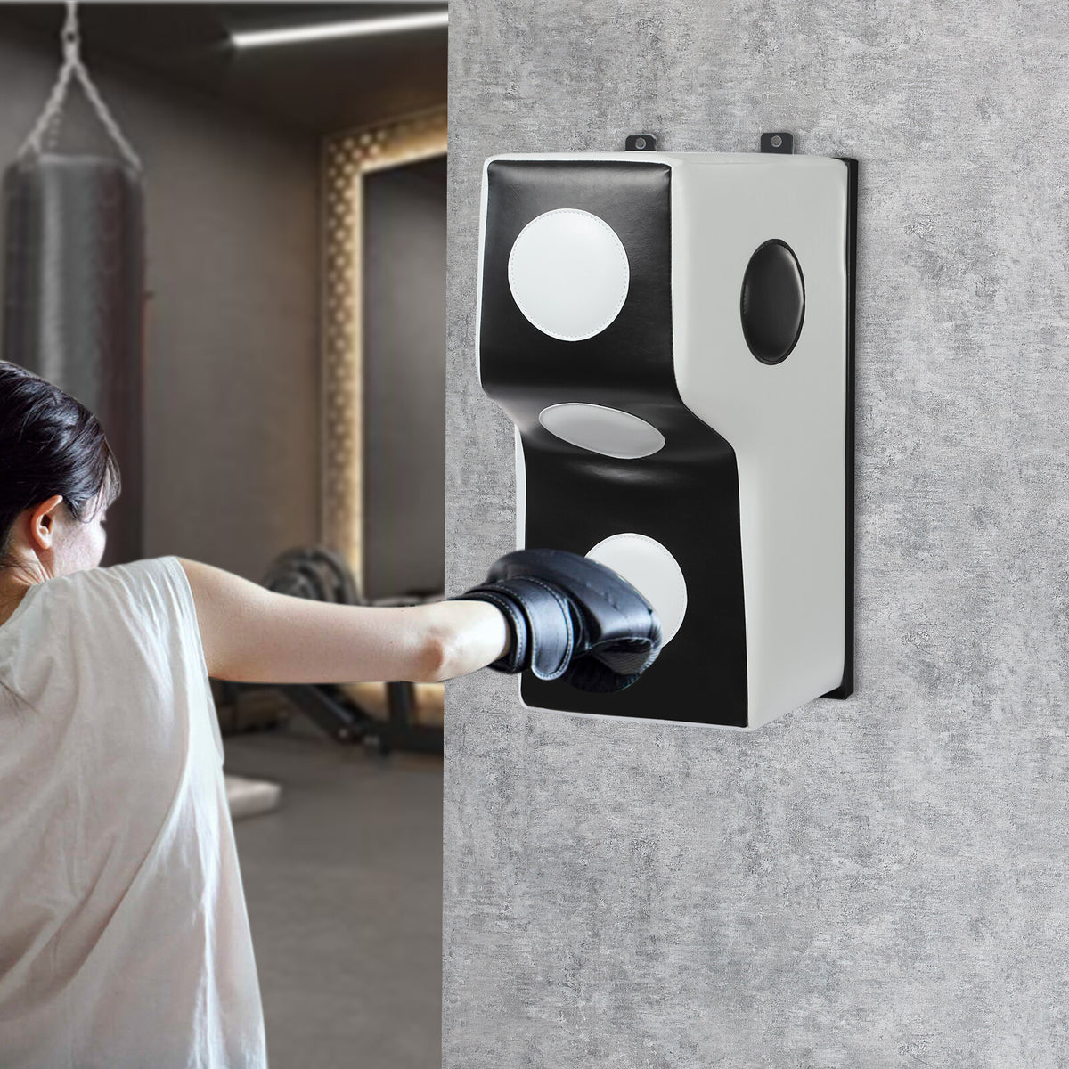 Wall Mount Punching Bag for Boxing Training - Uppercut & Hook Practice