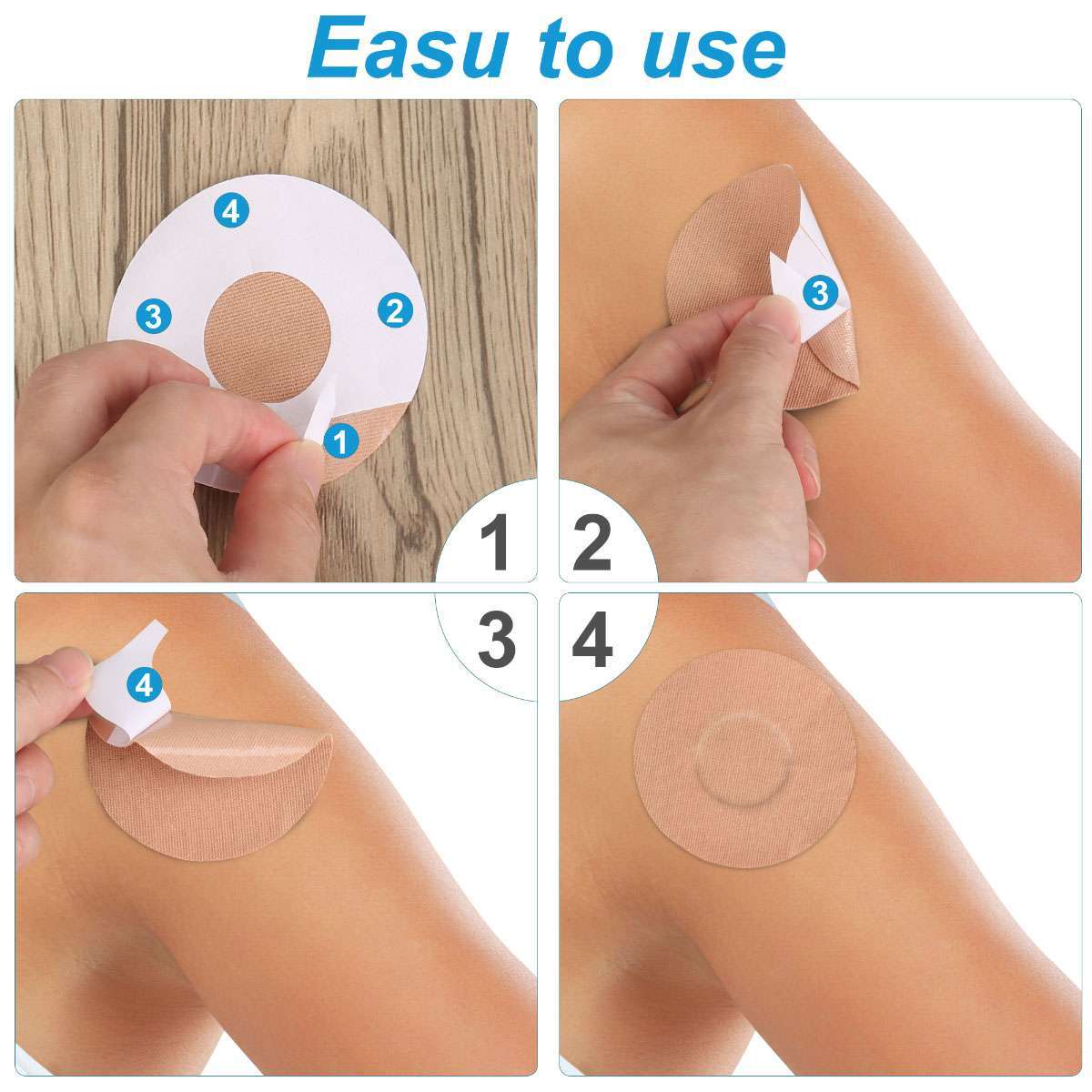 Waterproof Breathable Adhesive Patches for Freestyle Libre Sensor - 5-20 pcs
