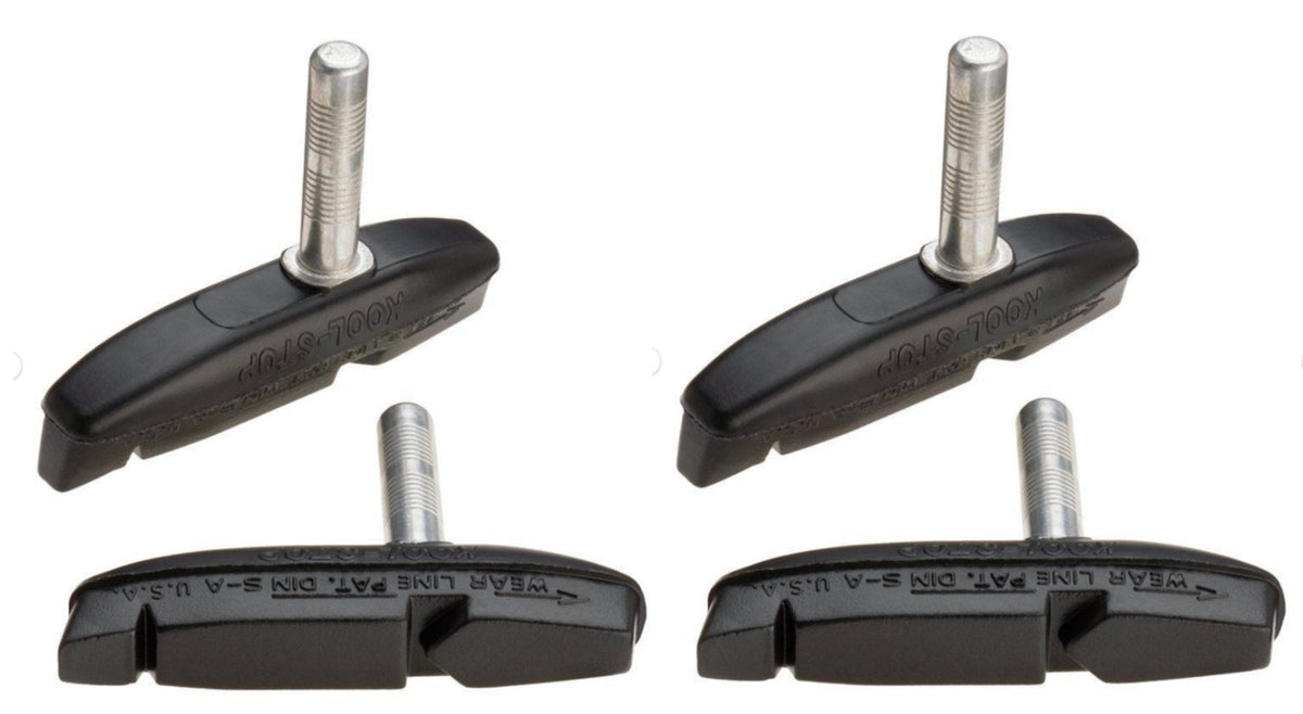 Bike Brake Pads - Cantilever Mountain & Hybrid Bikes, Black Compound, 2 Pairs