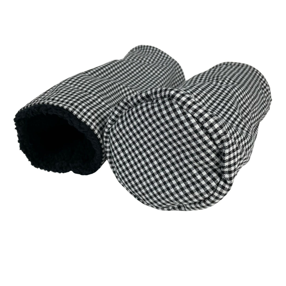 Sunfish Golf Headcover Set - Black White Tartan Plaid Houndstooth Premium Club Protectors
