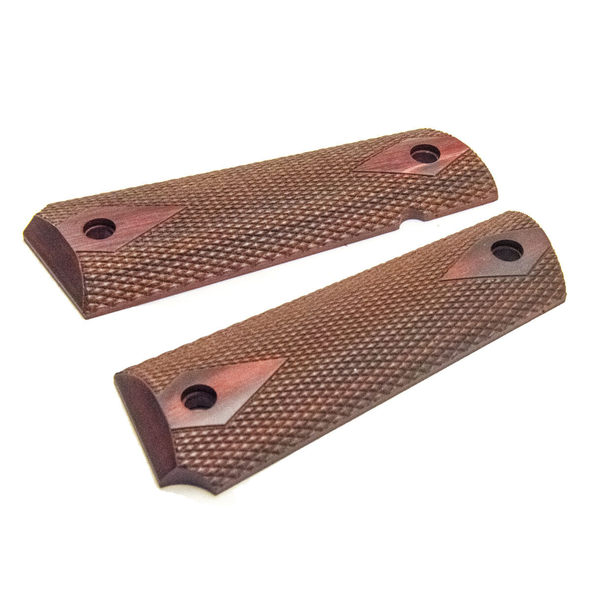 Original Colt 1911 Rosewood Pistol Grips Double Diamond Ambi Cut