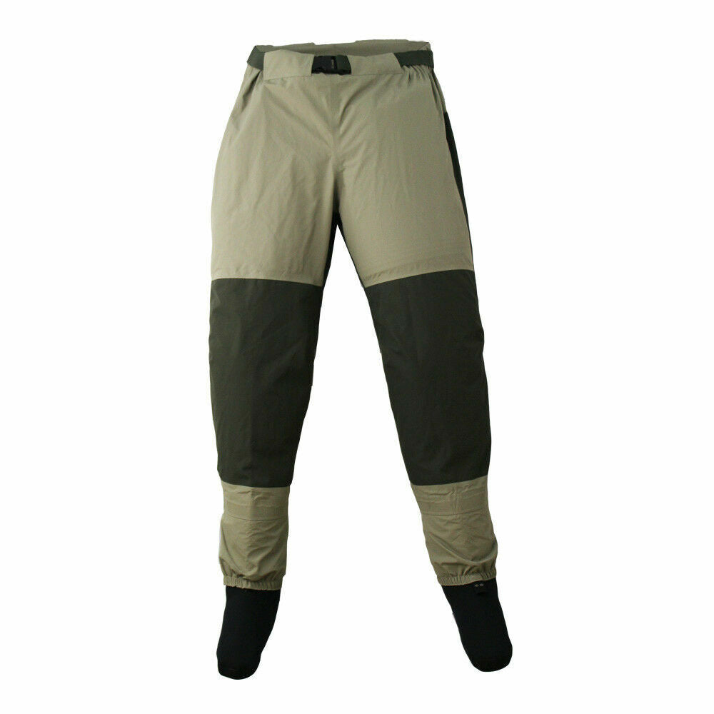 Waterproof Fly Fishing Waders Pants with Adjustable Waist and Neoprene Booties
