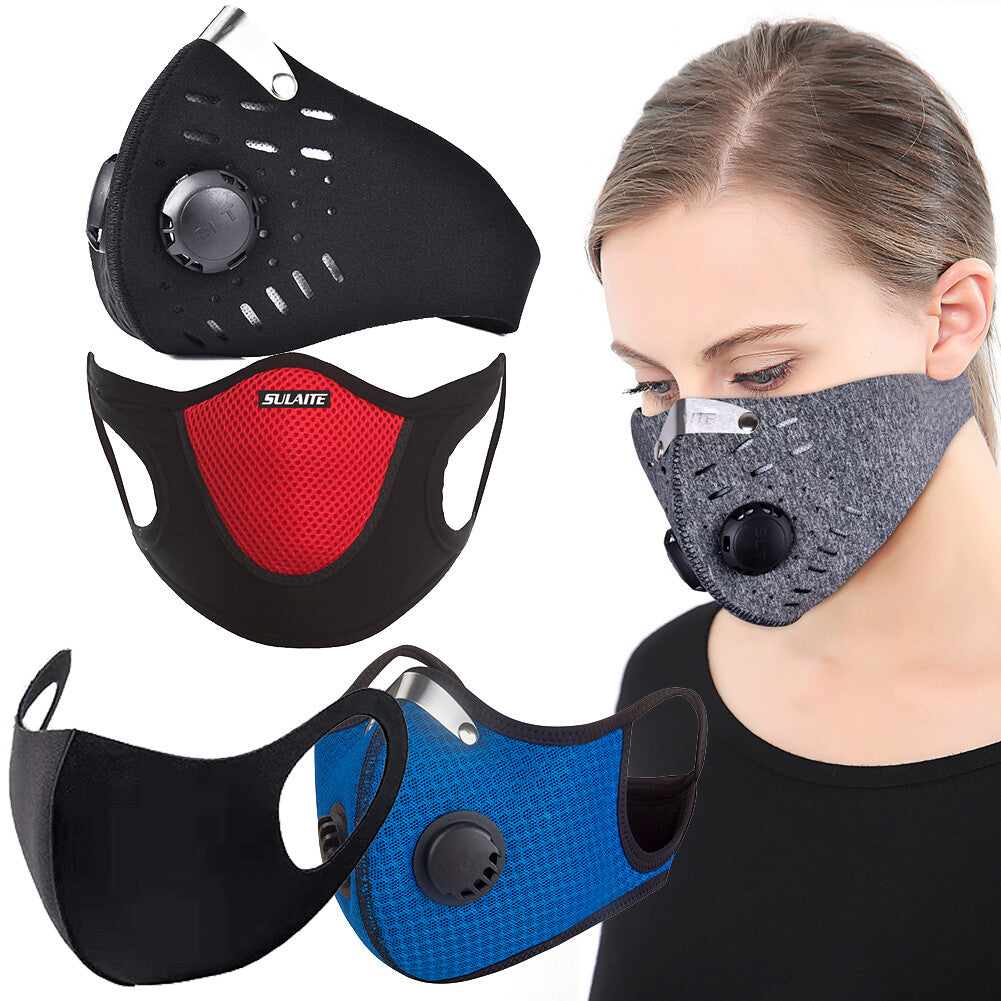 Reusable Dust Mask with Filter for Air Pollution & Respiratory Protection