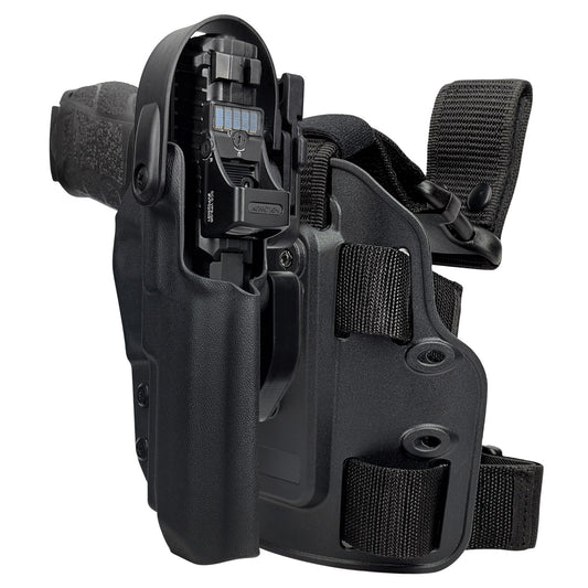 Level II Tactical Drop Leg Holster for Heckler & Koch VP9A1 - Adjustable Duty Combat Gear