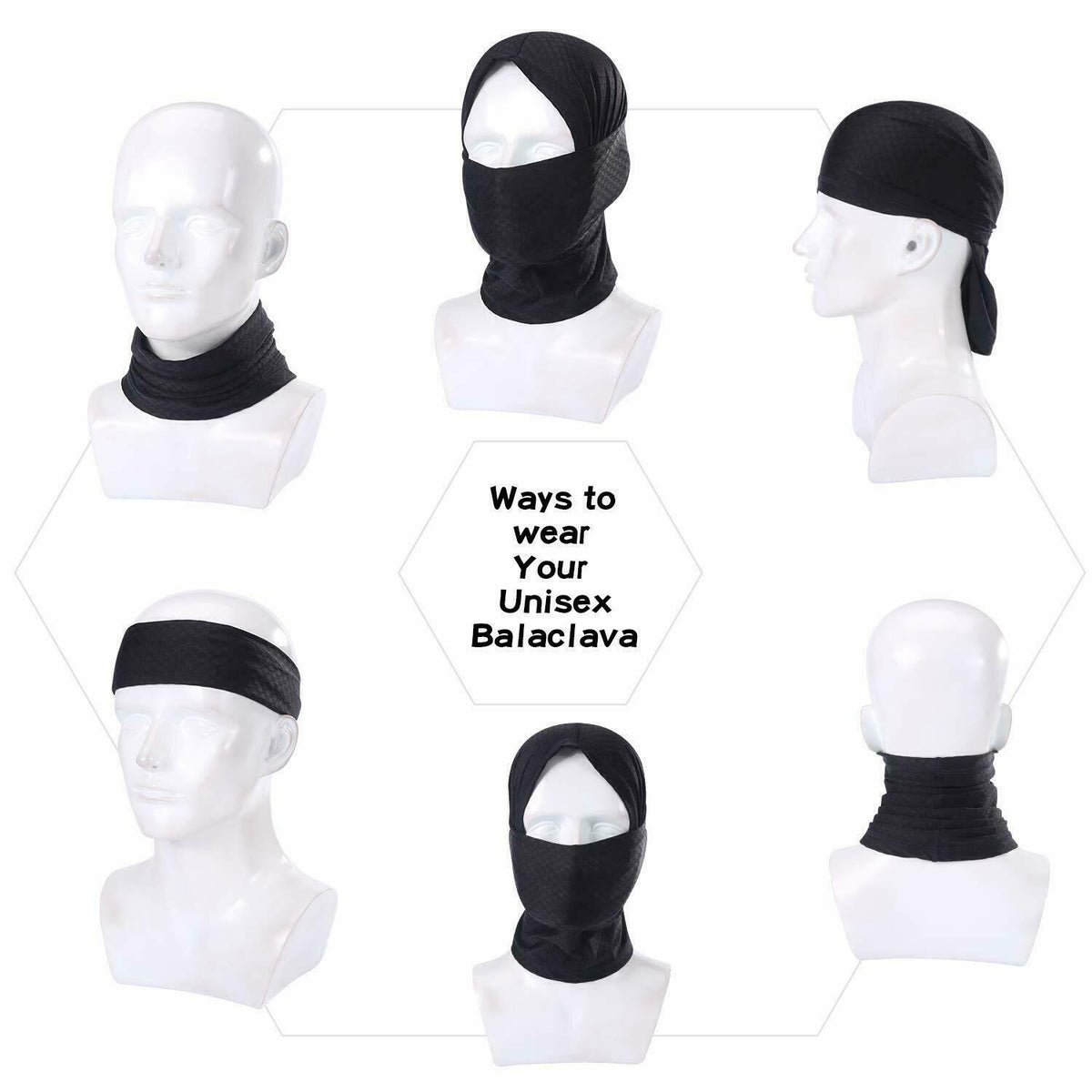 Outdoor Neck Gaiter Face Mask with Sun Protection & Cooling Fabric
