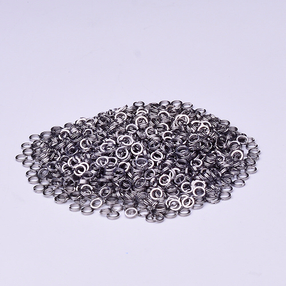 Heavy Duty Stainless Steel Fishing Split Rings 25LB-350LB Saltwater Tackle