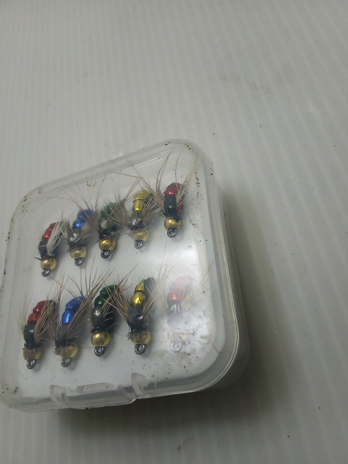 10 Pack Fly Fishing Bait Hooks Shiny Design for Catching Fish