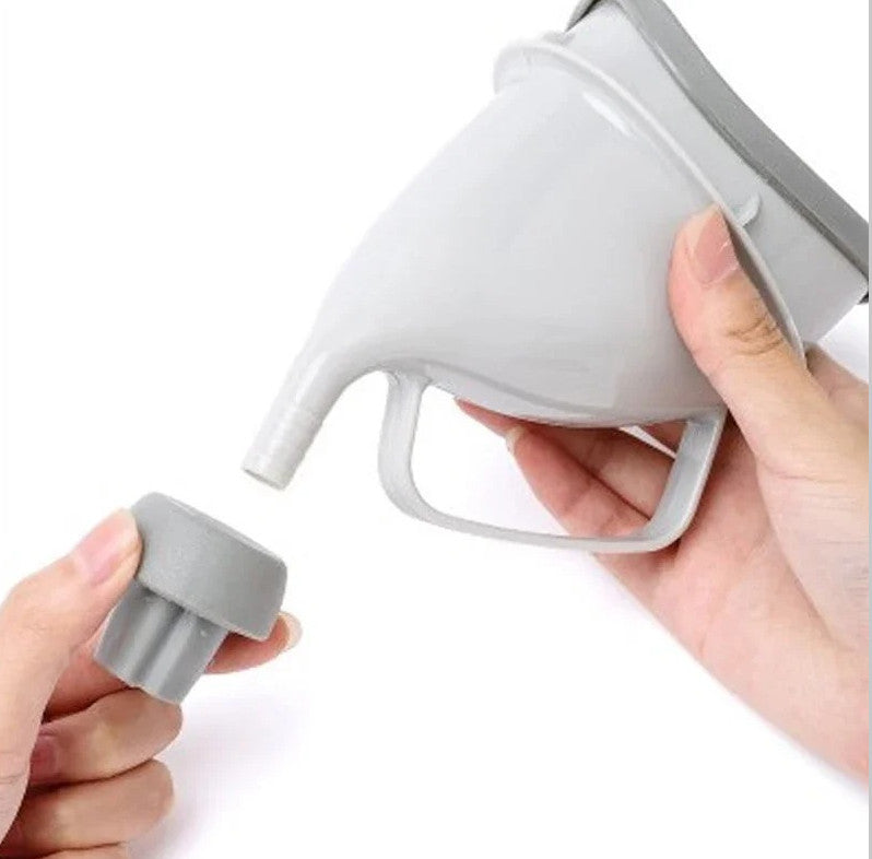 Portable Unisex Urinal Funnel for Camping Travel Emergency Use