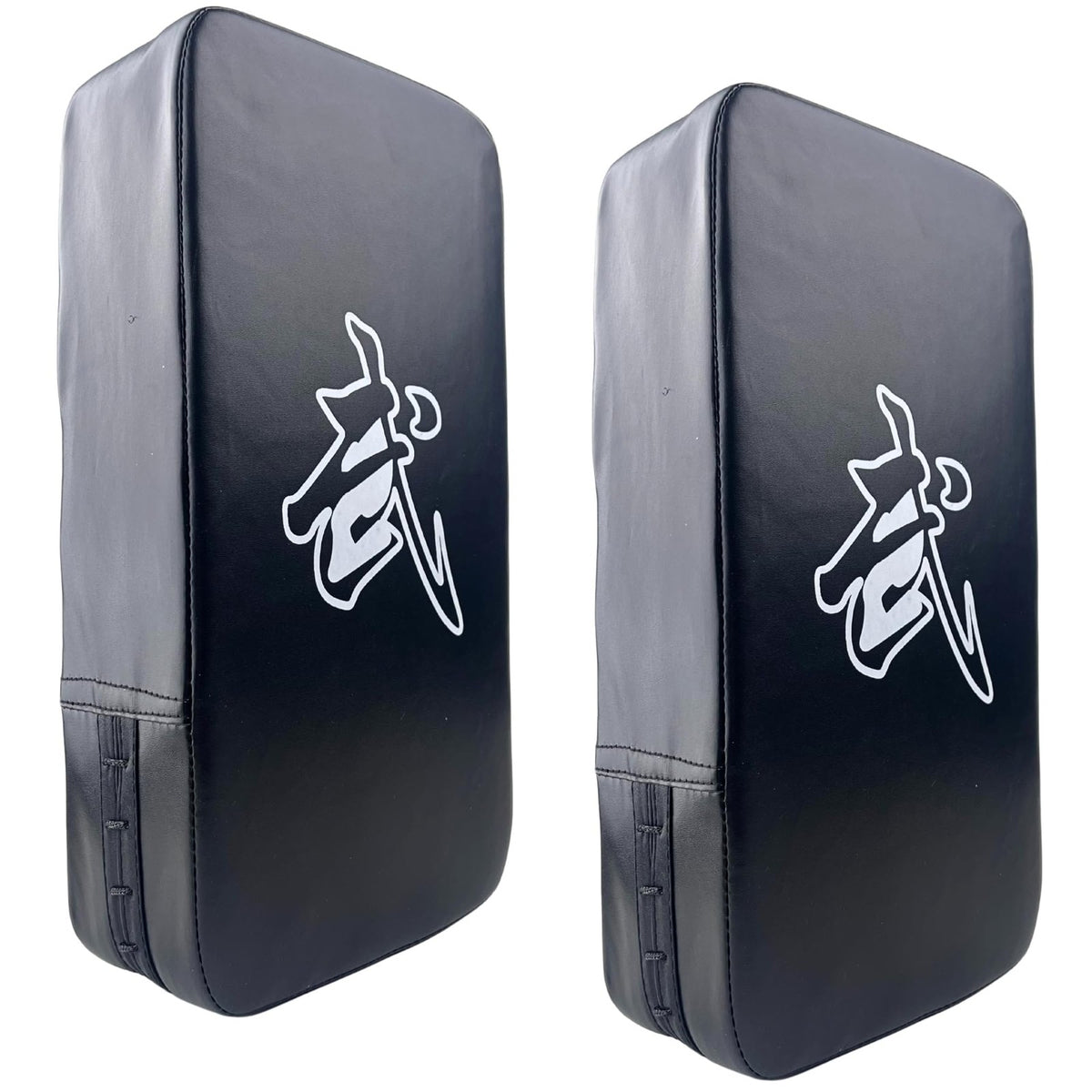 Martial Arts Kick Shield Set - Muay Thai MMA Karate Kickboxing Training Pads - Red 3 Pcs