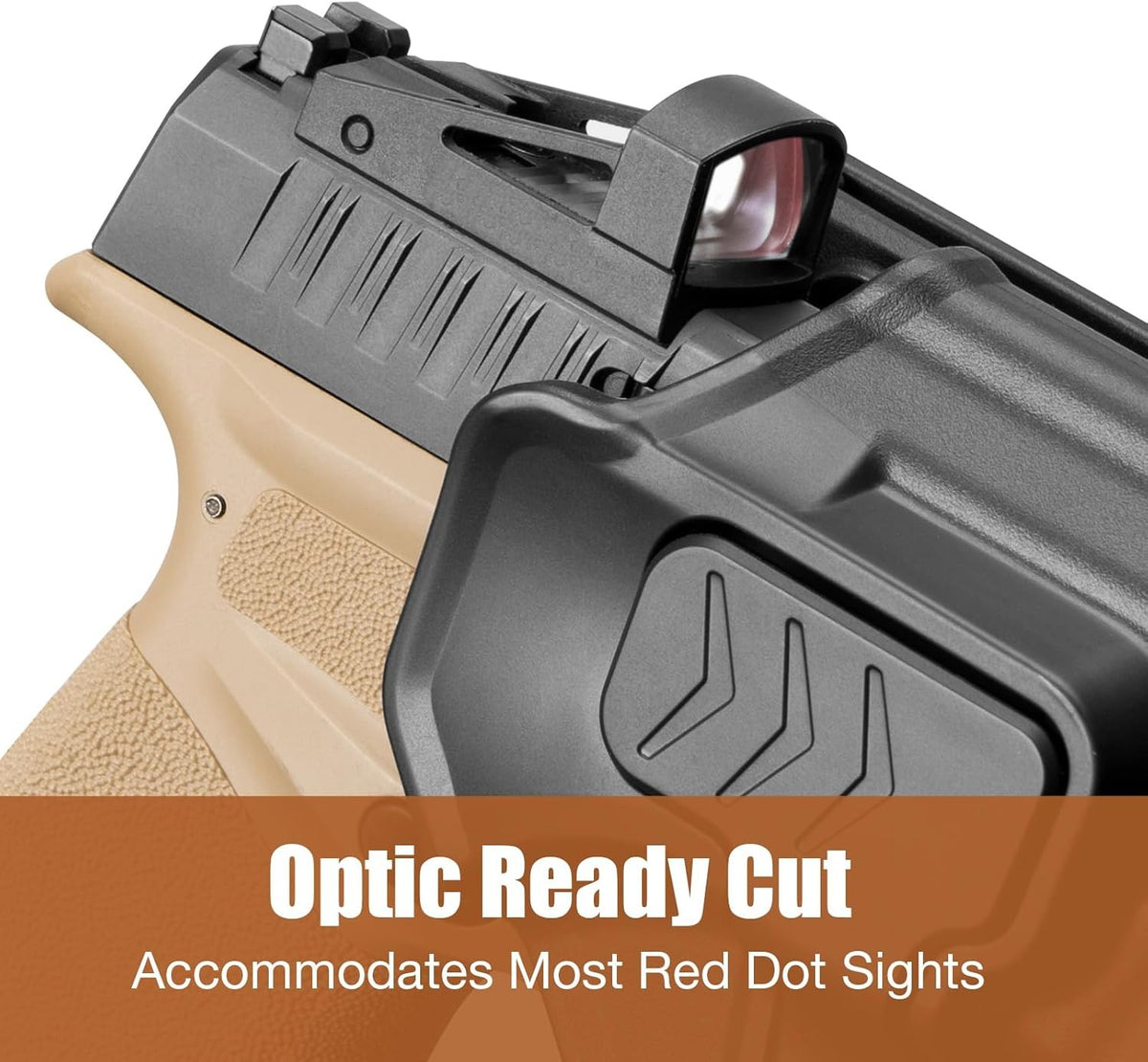 OWB Holster for Springfield Hellcat Pro & RDP - Optic-Ready, Adjustable Retention, Right Hand