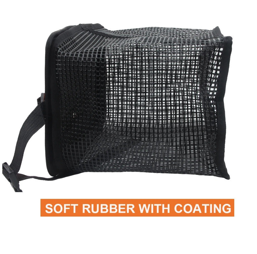 Foldable Floating Fish Basket for Bait and Catch - Portable Mesh Storage
