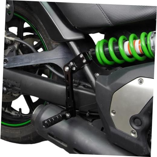 Universal Motorcycle Highway Pegs for 22-28mm Crash Bars - Aluminum Support