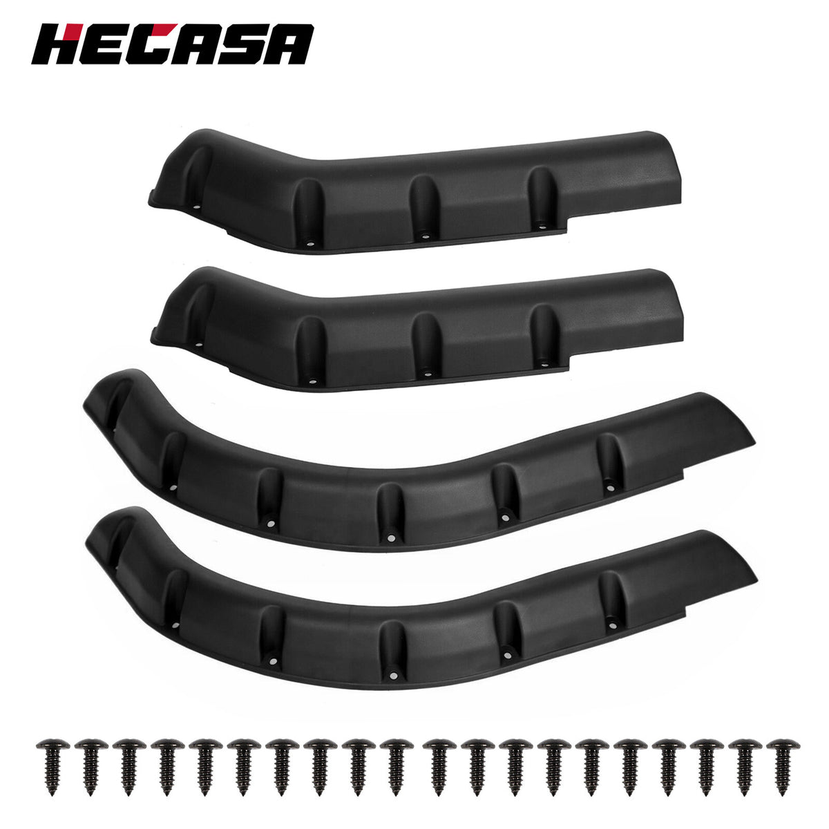 4PCS Golf Cart Fender Flares Front Rear with Steel Hardware for EZGO TXT 1994-2013