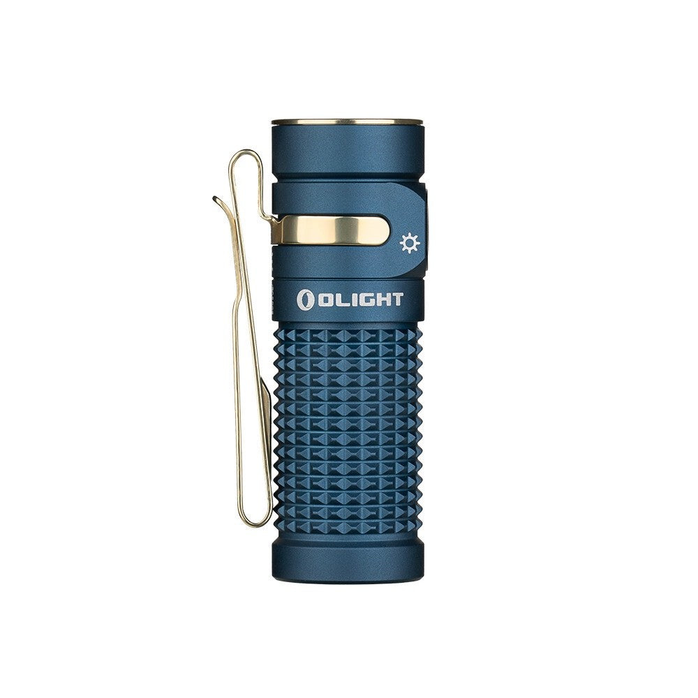 Rechargeable LED Flashlight with Charging Case 1300 Lumens, Compact EDC Light