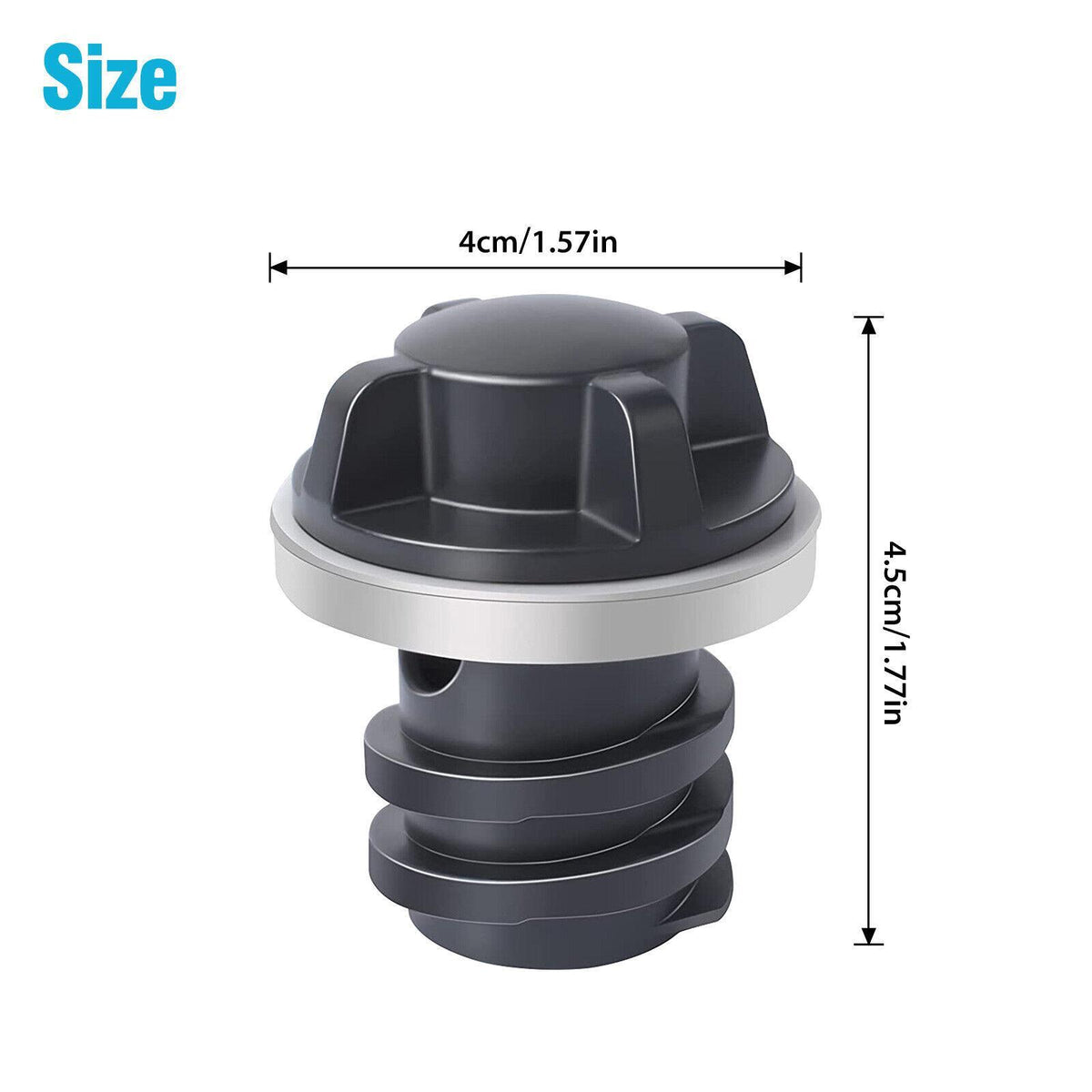 Leak-Proof Replacement Drain Plugs for YETI & RTIC Coolers - 2 Pack