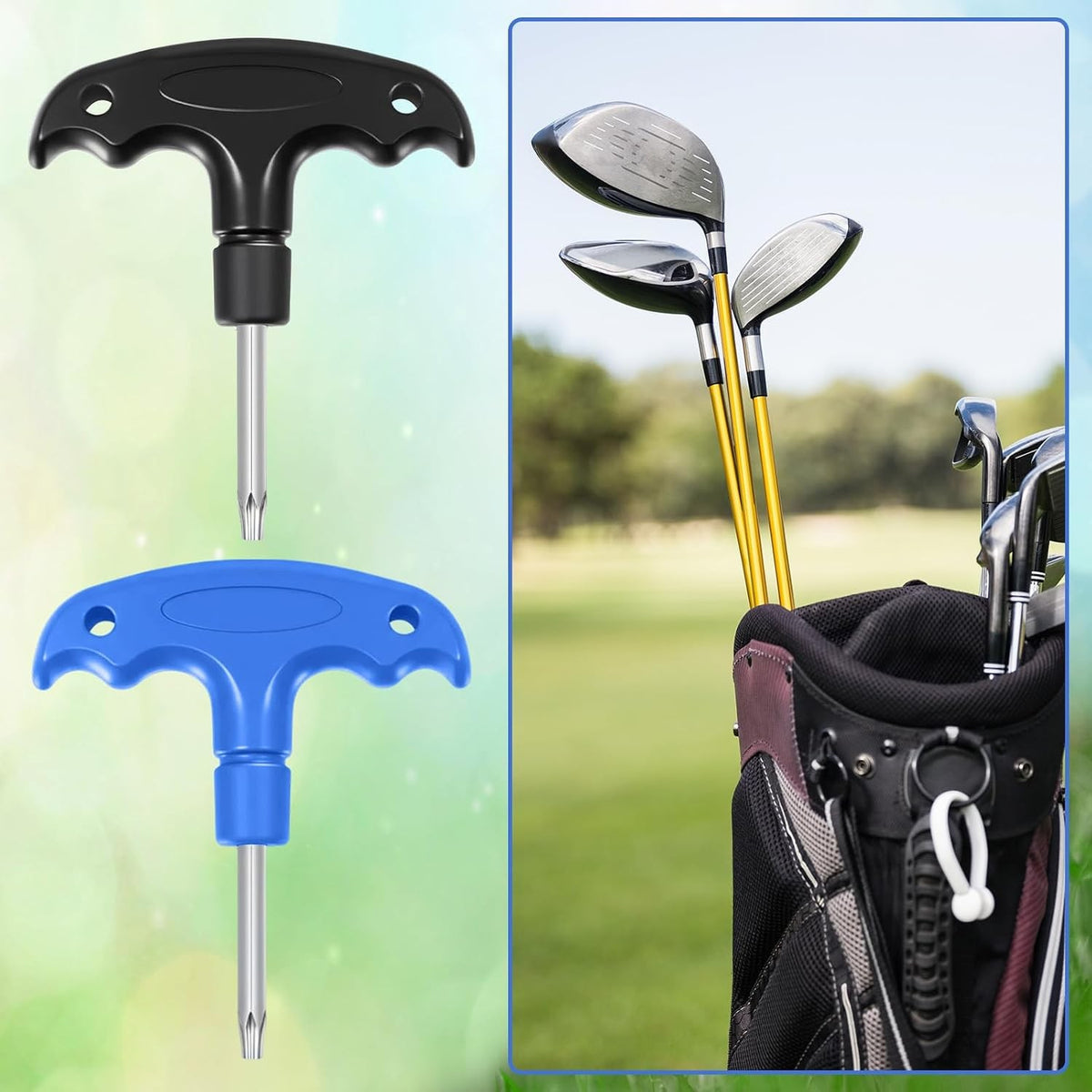 Golf Torque Wrench Tool Set - Stainless Steel Adjustable Golf Club Maintenance
