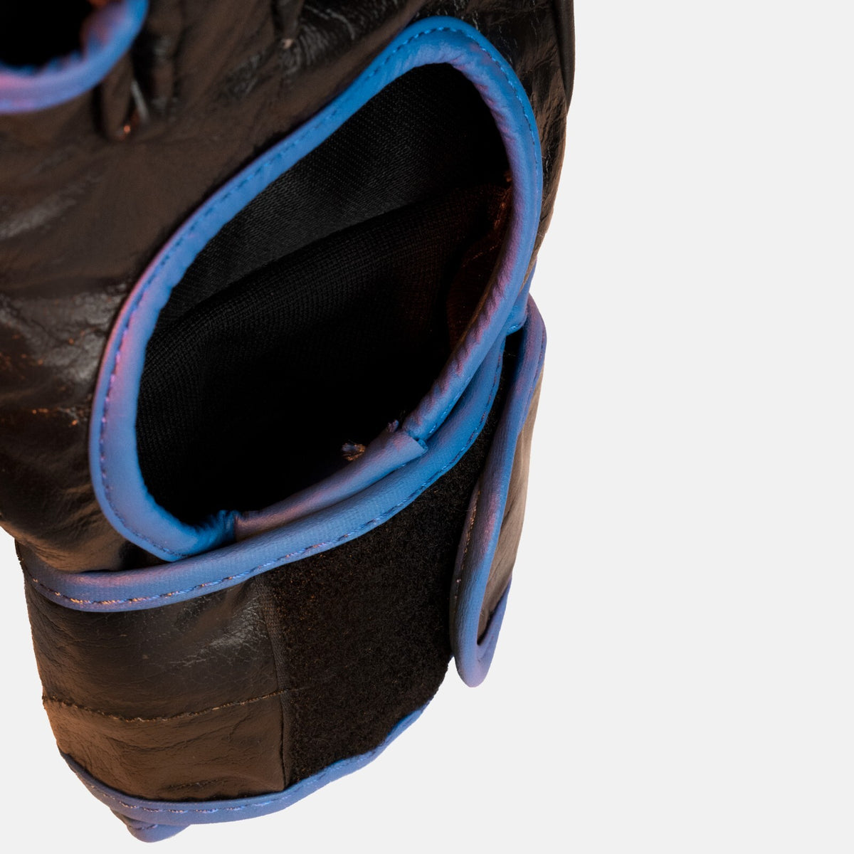 MMA Leather Training Gloves for Boxing & Martial Arts - Double Closure, Shock Absorption