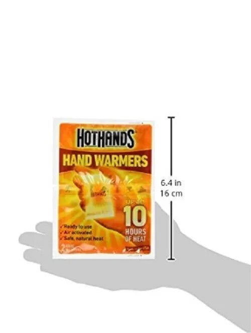 HotHands Hand Warmer 10 Pair Pack - 10 Hour Disposable Chemical Heating Pads