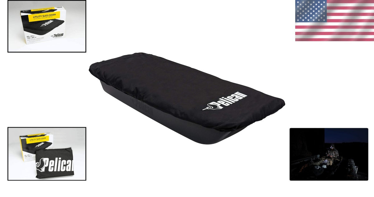 Weather-Resistant Sled Cover for Trek 60 Utility Sled - Fishing & Camping Gear Protection