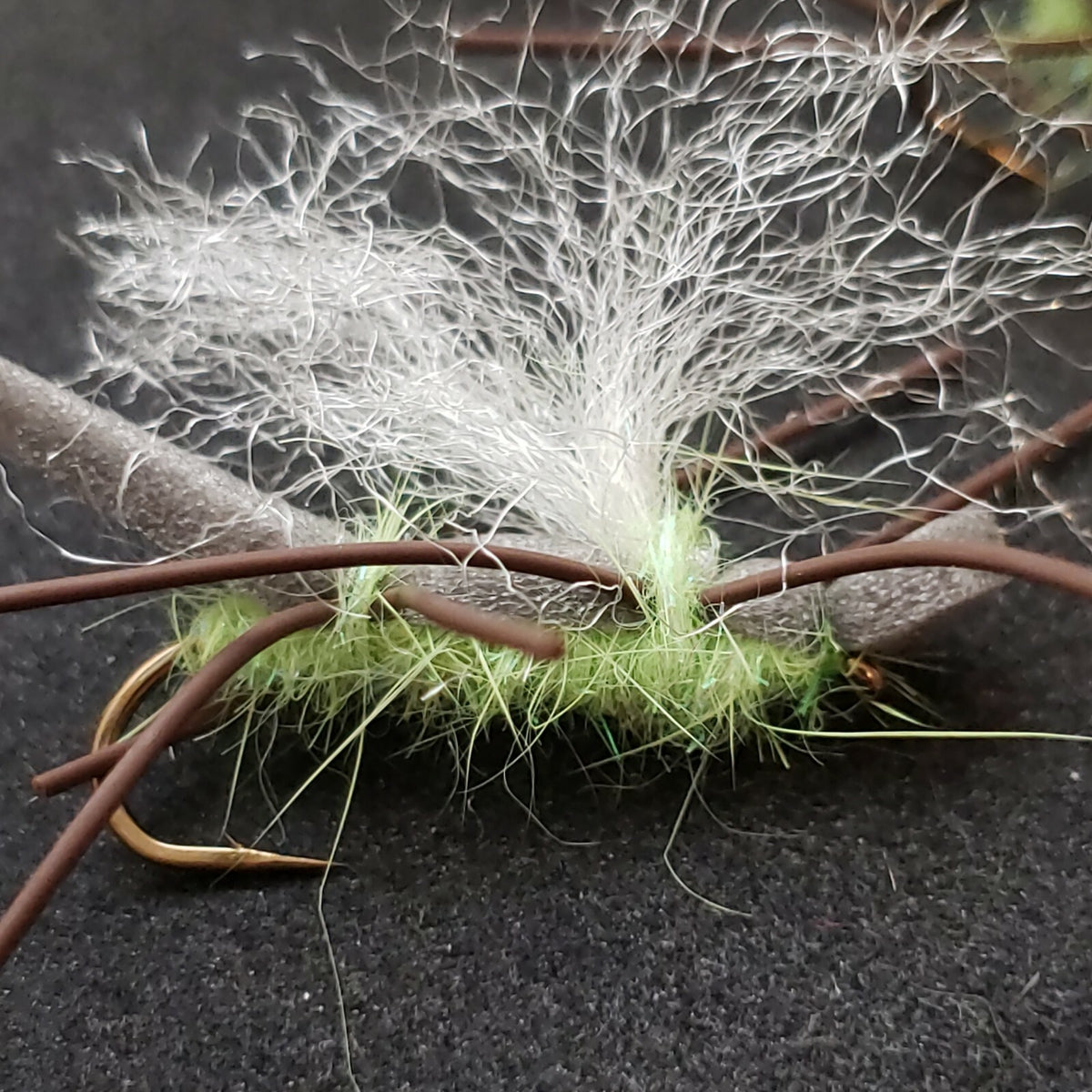 Chernobyl Parachute Hopper - Chartreuse Size 8 Custom Tied - 6 Pack