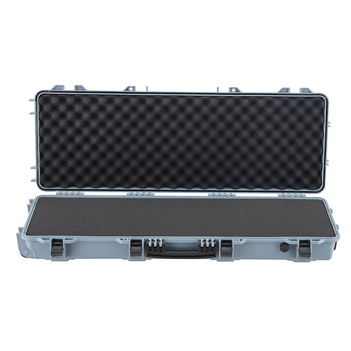42-Inch Waterproof Hard Rifle Case - Dustproof Gun Storage with Lockable Handles