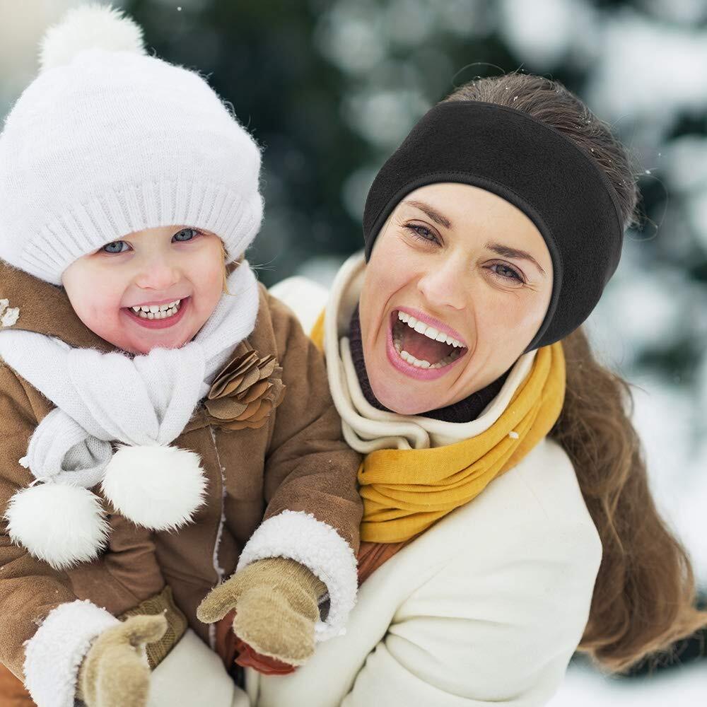 Unisex Winter Fleece Ear Warmer Headband - Sports & Outdoor