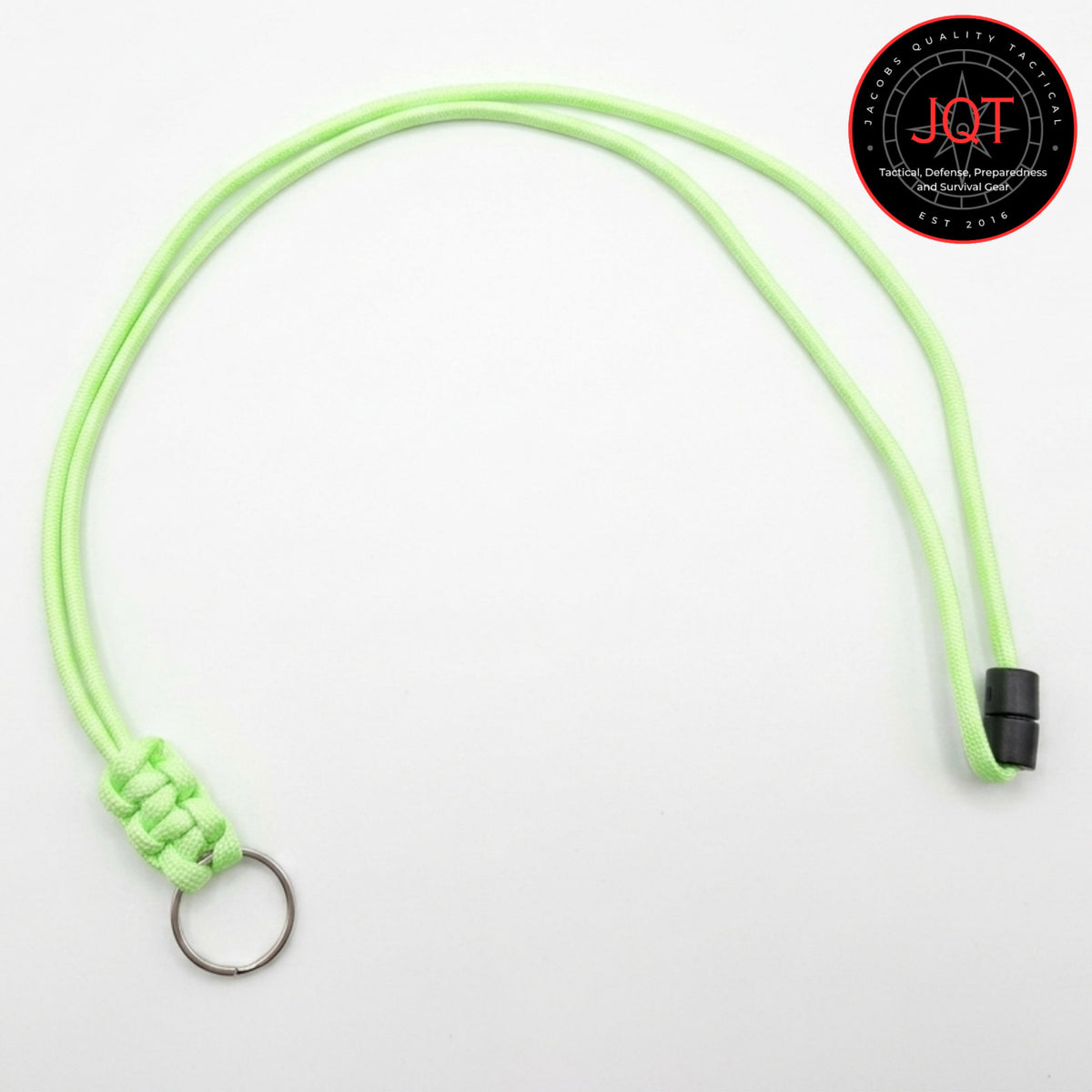 Paracord Neck Lanyard with Safety Breakaway for Keys, Badges, Tools