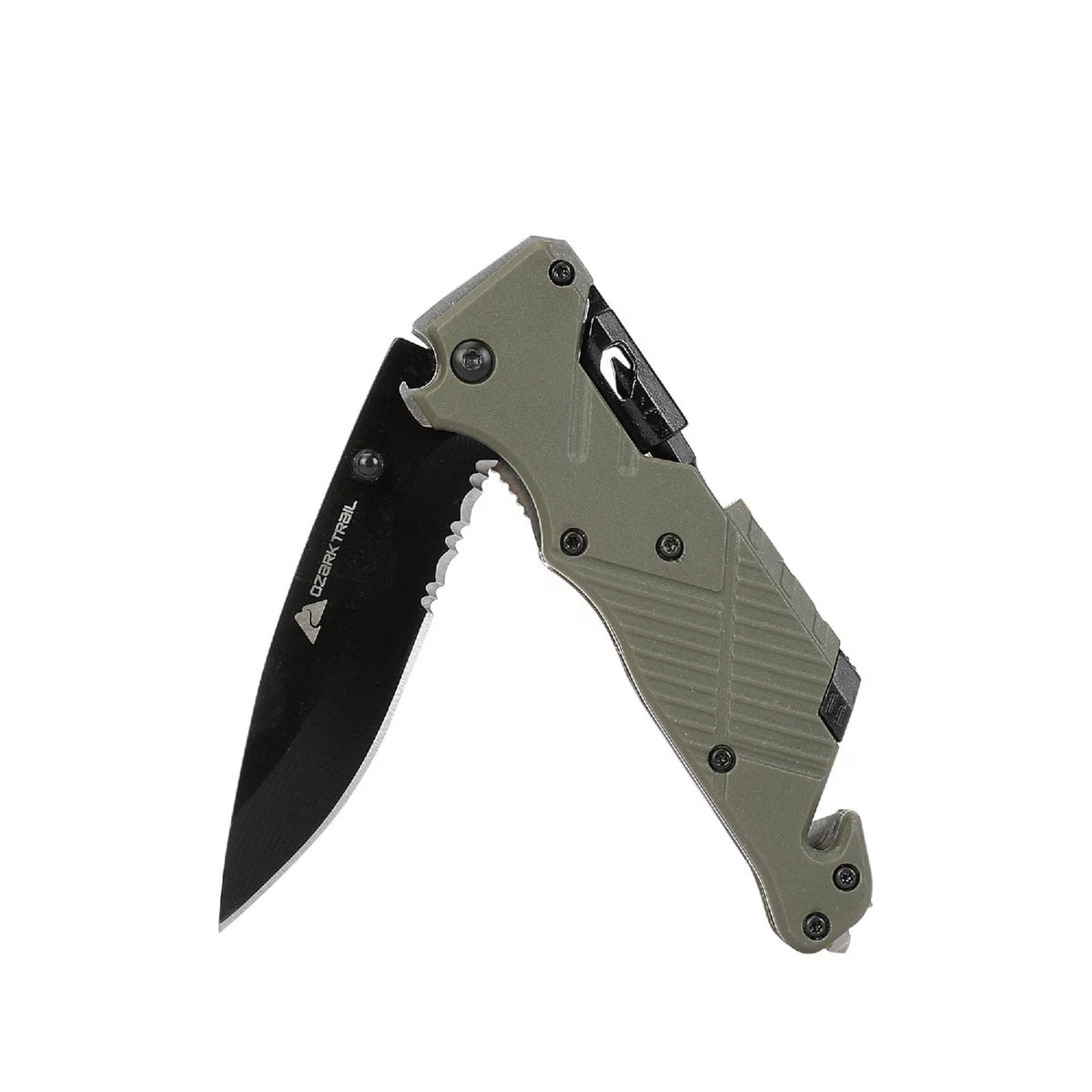 7-in-1 Stainless Steel Multitool Knife with Screwdriver for Camping & Outdoors