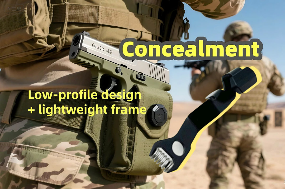 Extended Slide Stop Release for 42 43 43X 48 - Steel Tactical Upgrade