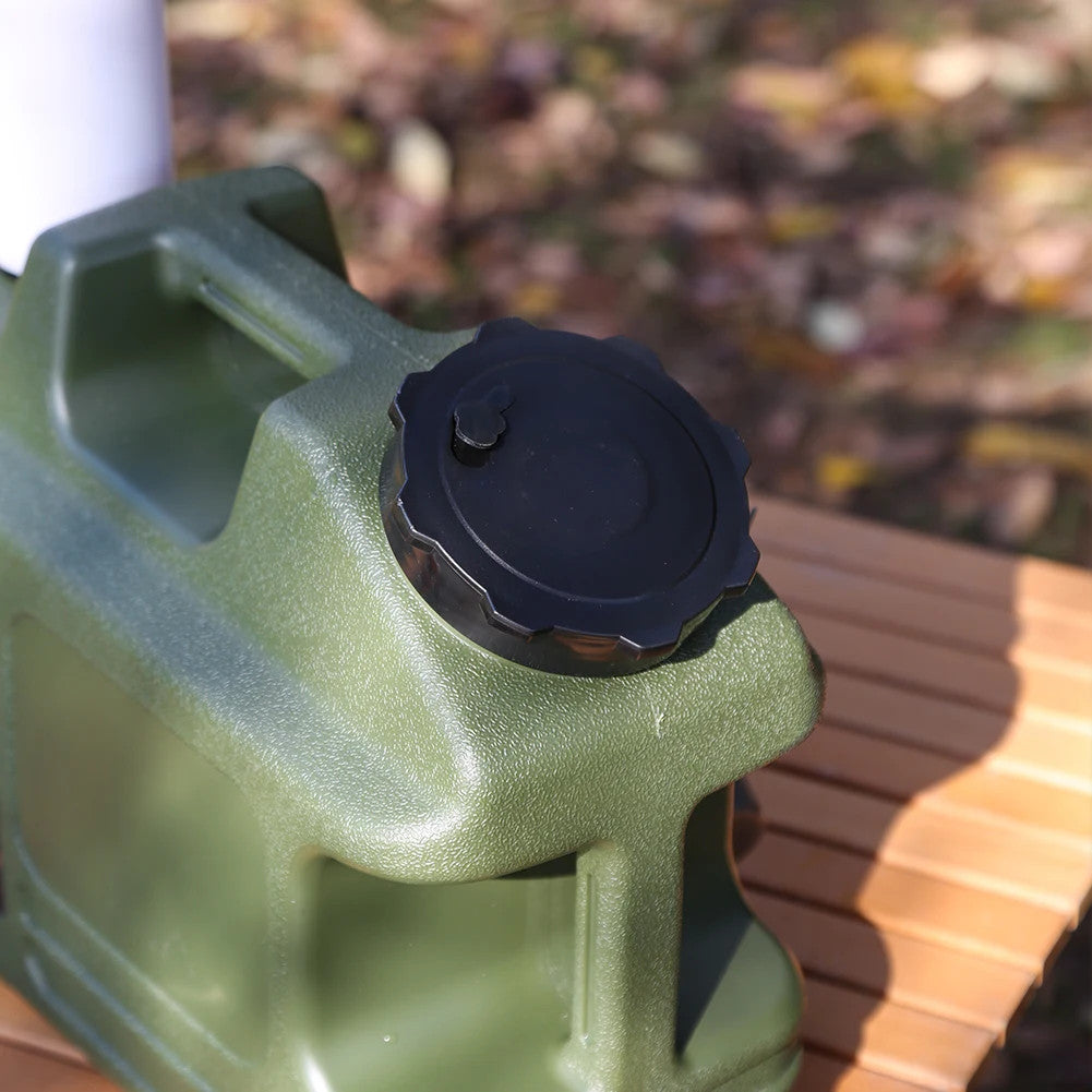 7 Gallon Portable Water Container with Wheels & Spigot for Camping & Outdoor Use