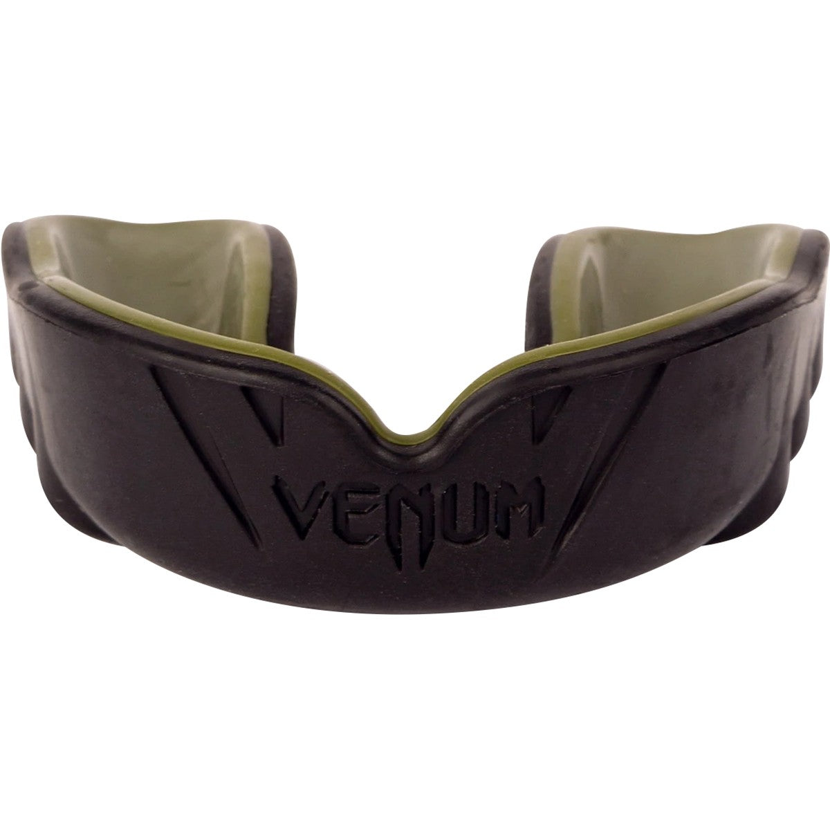 Venum Challenger Mouthguard Black Khaki Durable Boxing Gear