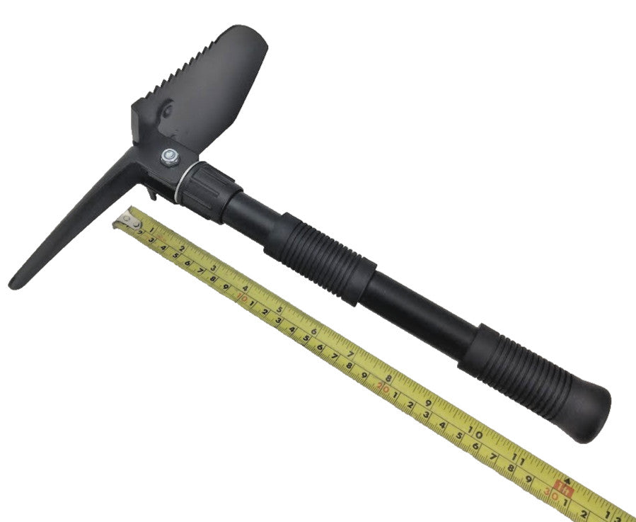 Multi-Function Folding Shovel with Saw and Pick for Camping & Survival