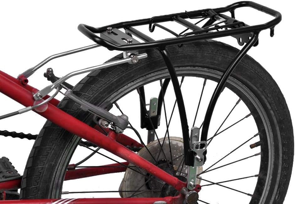 Universal Bicycle Rear Cargo Rack 55Lbs Capacity for Mountain & Road Bikes