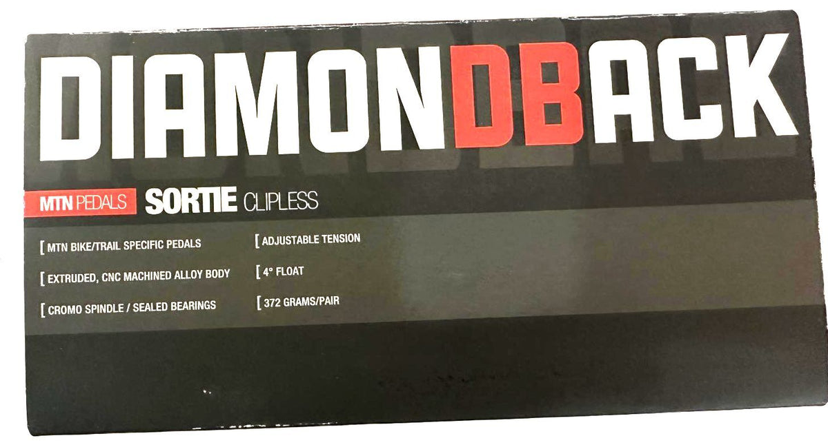 Mountain Bike Clipless Pedals with Cleats - Diamondback Trail