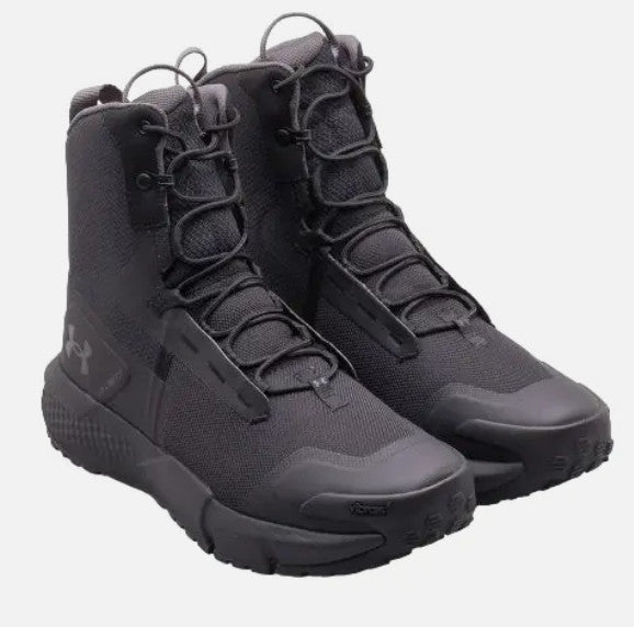 Men's Black Tactical Boots with Charged Cushioning - UA Valsetz Mid